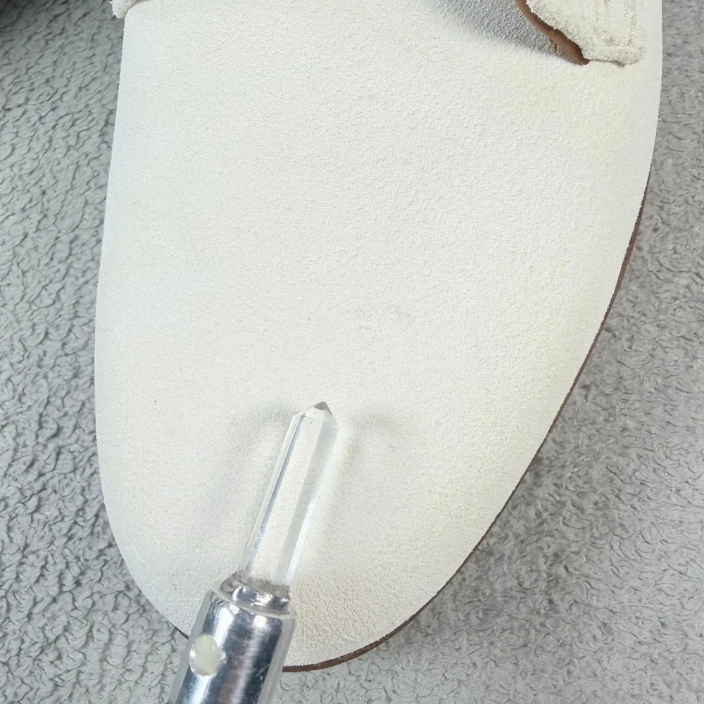 Polo Ralph Lauren Mens 8 White Suede Team USA Official Outfitter Buck Shoes